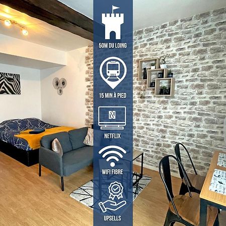 Cosy Studio - 50M Du Loing - Hyper-Centre Moret-sur-Loing Exteriör bild